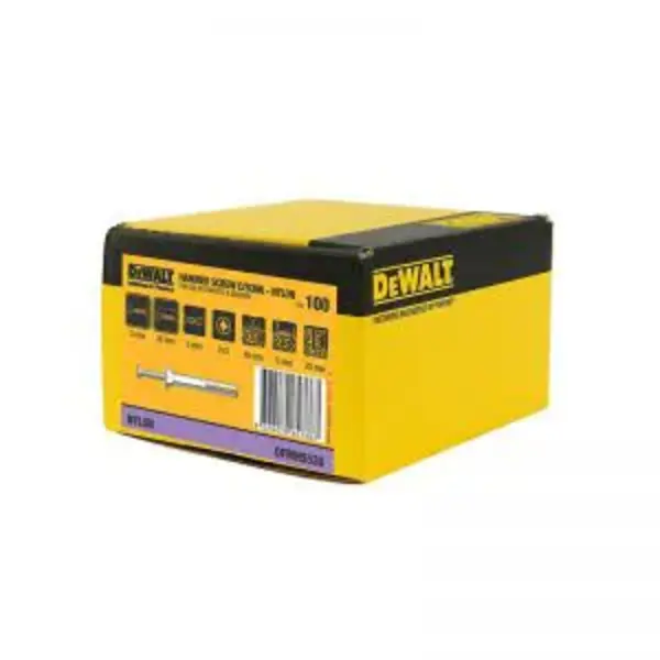 DEWALT-(DFMHS530): Dewalt Hammer Screw Ny/Zy Mna 5X30Mm (Pack Of 100)