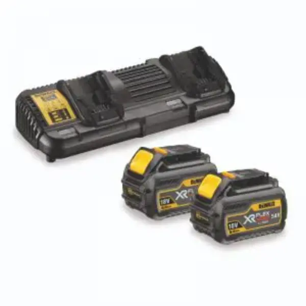 DEWALT-(DCB132T2-XE): Dewalt 18/54V Xr Flexvolt Battery & Charger Starter Pack 6Ah