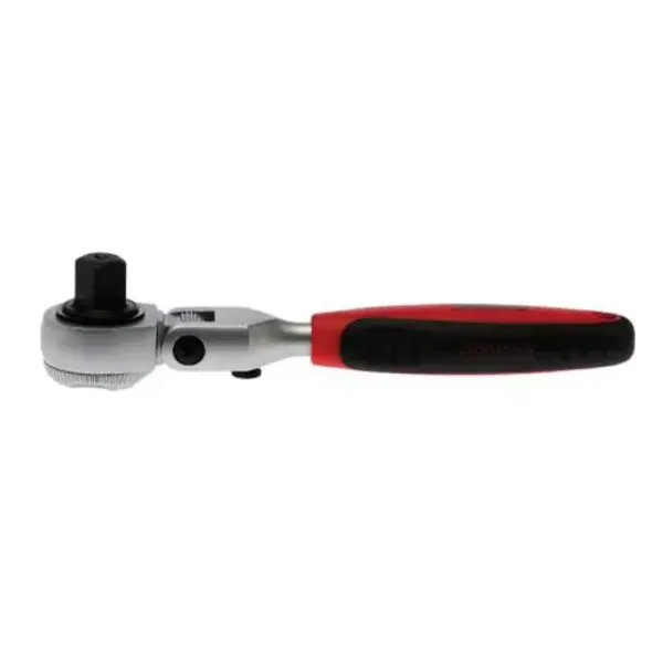 Teng Tools-1/2" Dr 72 Teeth Flex Head Ratchet-1200-72Sn: Fine Tooth Stubby Flex Head Ratchet;Shorter Handle For Easier Use In Confined Spaces;Flexible Ratchet Head With Locking Mechanism For Use At Different Angles;72 Teeth Giving 5 Degree Increments Between Clicks;Twist Reverse For Quickly And Easily Changing Between Tightening And Loosening;Slim Design Together With A Bi-Material Grip For Extra Comfort