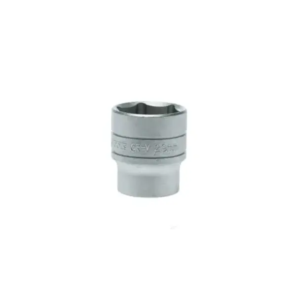 Teng Tools-1/2" Dr Socket 29Mm 6Pt-M120529-6: 6 Point Single Hexagon Socket For A Better Grip;Chrome Vanadium;Satin Finish For A Better Grip When Handling The Socket;Ball Bearing Recess On The Female End To Grip The Ratchet;Designed And Manufactured To Din3120/3124 And Iso2725;Supplied With A Metal Socket Clip For Use With A Socket Rail