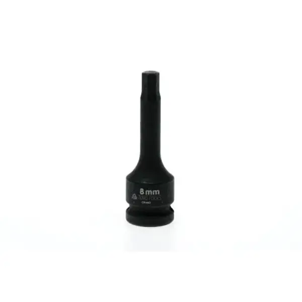 Teng Tools-1/2" Dr X 8Mm Inhex Impact Socket-921508: Din Standard Design For Use With A Retaining Pin And Ring ;Chrome Molybdenum For Use With Power Tools;Black Phosphate Finish For Easy Identification As An Impact Socket Accessory;Ring And Pin Fixing Hole On The Female End To Secure The Socket;Designed For Use With Fastenings With A Hexagon Hole;Use With In-Hex Screws Or Grub Screws;Supplied With A Metal Socket Clip For Use With A Socket Rail