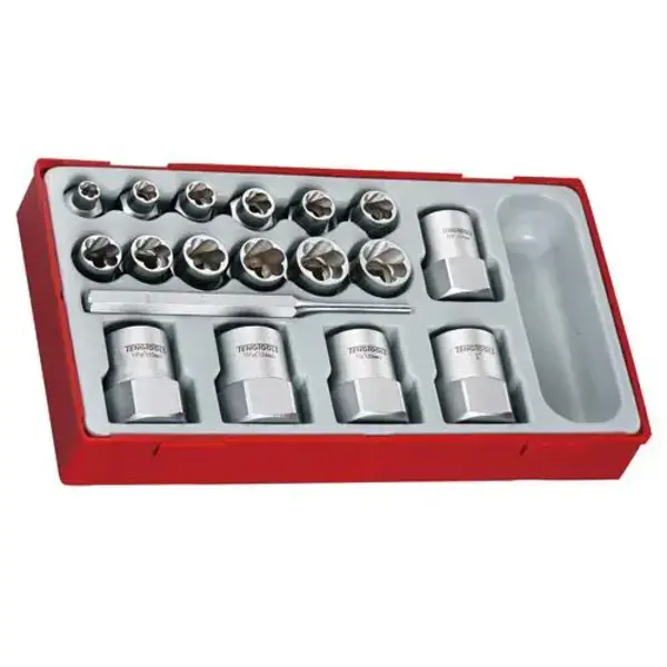 Teng Tools-18 Pc Extractor Set Tc-Tray-Ttbe18: Includes All The Most Commonly Used Sizes From 6Mm (5/16