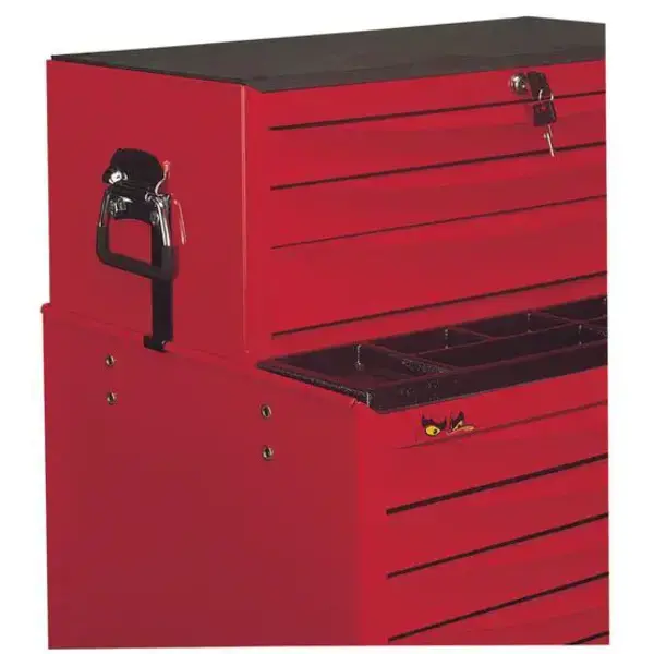 Teng Tools-2 Pc Small Fixing Bracket-Tcf01: Designed To Secure A Tengtools Middle Box To A Tengtools Cabinet;Simply Bolts To The Middle Box And Clips On To The Roller Cabinet Lip;Prevents The Middle Box From Tipping When Moving The Stack System