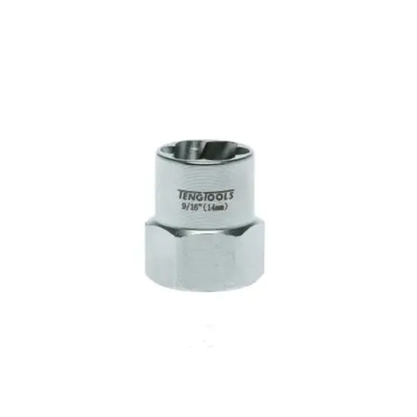 Teng Tools-3/8" Dr Hex Extractor 14Mm-St38314: Designed For Removing Rounded Or Damaged Bolt Heads