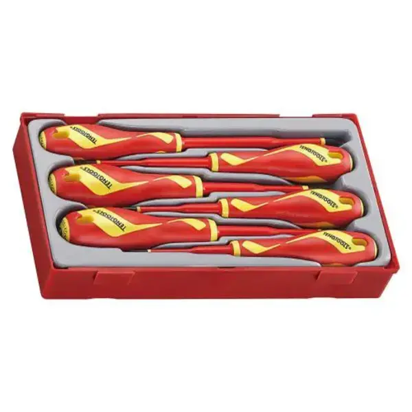 Teng Tools-6 Pce Vde Screwdriver Set-Ttv706N: Approved For Live Working Up To 1
