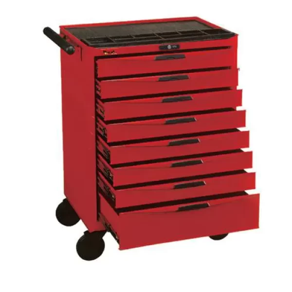 Teng Tools-8 Drawer 8 Series Roller Cabinet-Tcw808N: Seven 75Mm Deep Drawers And One 150Mm Deep Drawer For Storing Large Items;Each Drawer Is Suitable For Holding 4 Tengtools Tc1 Modules Plus A Tengtools Tcx4 Module;Supplied With An Abs Top Mat And Eva Drawer Mats In Each Drawer;Drawers Have Ball Bearing Slides For A Smoother And More Reliable Opening And Closing Action;Use With The Tool Modules From The Tt Series Or Foam Series In The Tengtools Tool Control System To Build Your Ultimate Tool Kit