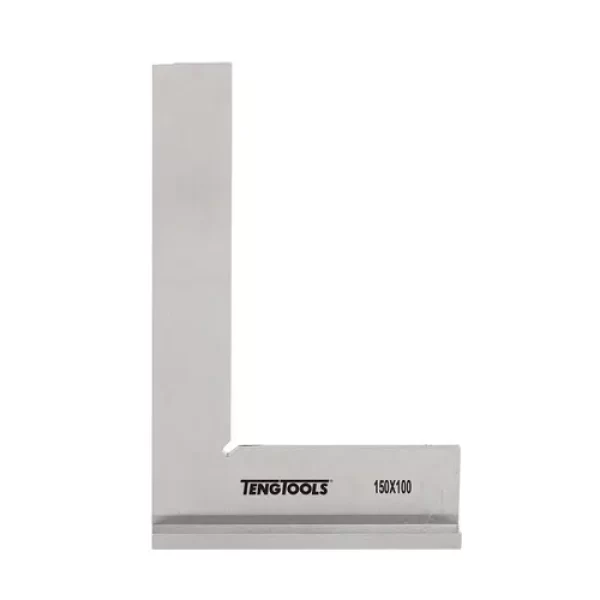 Teng Tools-Base Square 150X100Mm-Sqab150100: Zinc Plated For Corrosion Resistance;Base Square Design Enables The Square To Be Sat On A Work Surface