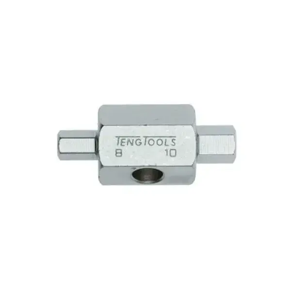 Teng Tools-Drain Plug Key 8Mm-10Mm Hex-Dp0810: Double Ended Design To Give 2 Tools In 1;For Drain Plugs On Engines And Gear Boxes;Use With A T Bar Or A 21Mm Socket Or Wrench