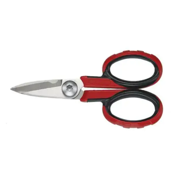 Teng Tools-Electricians Scissors-497: High Carbon Stainless Steel Blades For Accurate Cutting;Cutting Capacity Of 22Mm In Soft Materials;Bi-Material Grip For Added Comfort