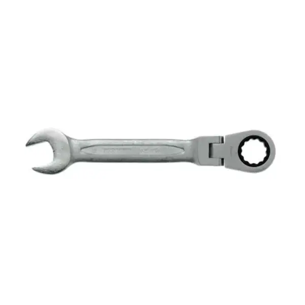 Teng Tools-Flex Ratchet Combination Spanner 15Mm-600515Rf: A Ratcheting Ring And Open Ended Spanner With The Same Size At Each End;Tengtools Hip Grip Design On The Ring End For Contact With The Flat Side Of The Fastening;72 Teeth Ratchet Spanners Giving A 5° Increment Between Clicks;Reversible Ratchet Mechanism;Ideal For Rapid Tightening And Loosening Of Fastenings;Chrome Vanadium Satin Finish;Designed And Manufactured To Din Iso 1711-1 And Din 3113A
