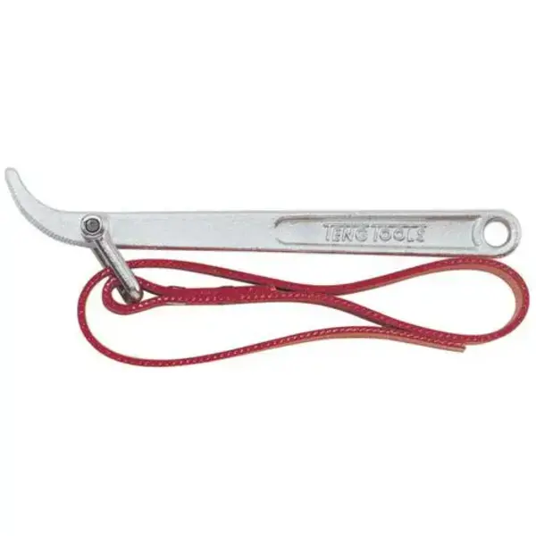 Teng Tools-Leather Strap Oil Filter Wrench-9123: Fully Adjustable Heavy Duty Strap;Suitable For Workshop Tasks Where Round Items Need To Be Gripped;Strong