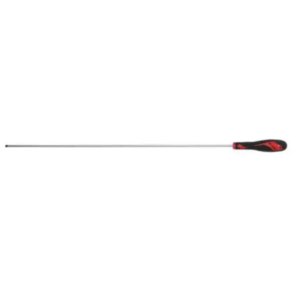 TENG TOOLS-Md Screwdriver Blade 4 X 400Mm-MD917N1 Teng Tools-Md Screwdriver Blade 4 X 400Mm-Md917N1: Tt-Mv Plus Steel Alloy For Greater Strength And Material Flexibilty;Ergonomically Designed Bi-Material Handle For Easy Use With Higher Torque And Faster Speed;Hole In The Handle For Hanging Or For Use As A T Handle For Extra Torque Or With A Fall Protection Wire If Needed ;The Handle Is Moulded Around The Blade To Ensure Straightness And To Allow Larger Blade Wings Which Give A Higher Torque Capacity;Designed And Manufactured To Din 2380