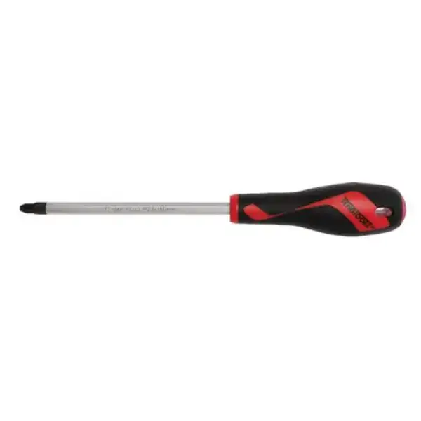 TENG TOOLS-Md Screwdriver Pz3 X 150Mm-MD963N Teng Tools-Md Screwdriver Pz3 X 150Mm-Md963N: Tt-Mv Plus Steel Alloy For Greater Strength And Material Flexibilty;Ergonomically Designed Bi-Material Handle For Easy Use With Higher Torque And Faster Speed;Hole In The Handle For Hanging Or For Use As A T Handle For Extra Torque Or With A Fall Protection Wire If Needed ;The Handle Is Moulded Around The Blade To Ensure Straightness And To Allow Larger Blade Wings Which Give A Higher Torque Capacity;Designed And Manufactured To Din Iso 8764