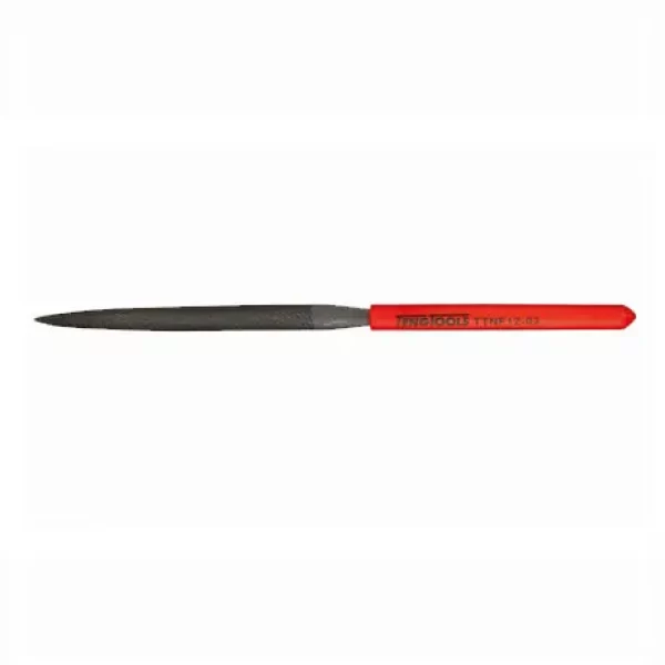 Teng Tools-Needle File Half Round-Ttnf12-02: 160Mm Long With A Plastic Handle For Use With More Detailed Work;Smooth Cut;Hand File Type