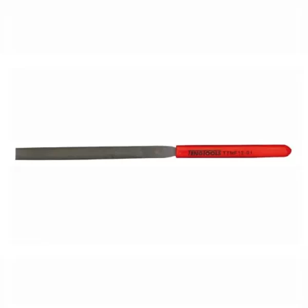 Teng Tools-Needle File Hand-Ttnf12-01: 160Mm Long With A Plastic Handle For Use With More Detailed Work;Smooth Cut;Hand File Type