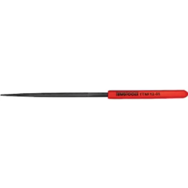 Teng Tools-Needle File Round-Ttnf12-05: 160Mm Long With A Plastic Handle For Use With More Detailed Work;Smooth Cut;Hand File Type