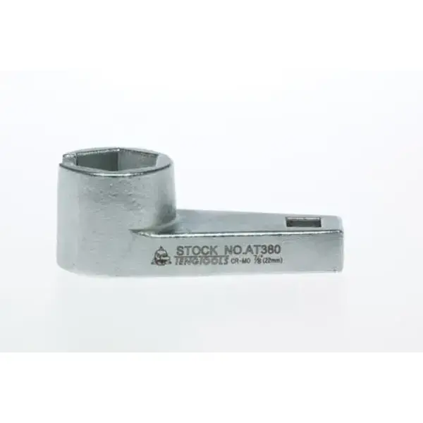 Teng Tools-Offset Oxy Sensor Wrench 3/8 X 7/8 X 30Mm-At380: Special Auto Sockets For Various Applications; Chrome Vanadium Satin Finish