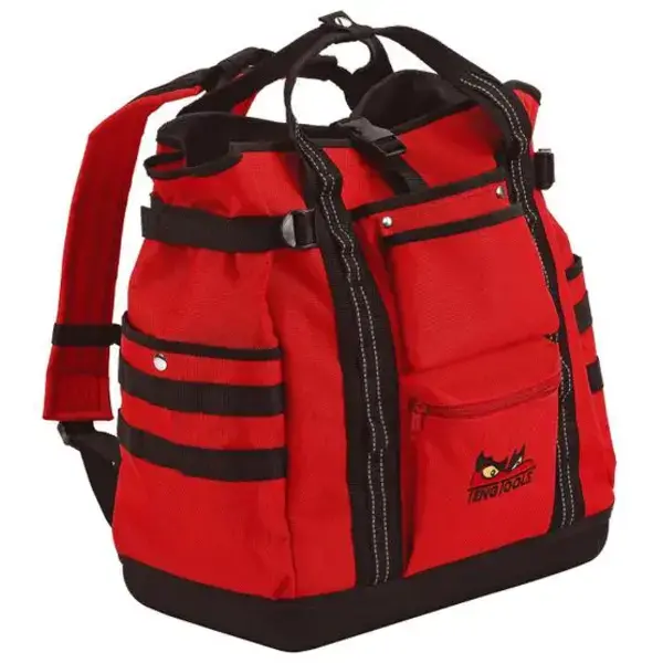 Teng Tools-Polyester Back Bag-Tcsb: Specifically Designed For Carrying Tools;Use The Shoulder Straps As A Back Pack Or The Carrying Handles As A Carrying Bag;Manufactured In Polyester With Eva Plastic Base For Durability;Includes Various External Pockets For Small Tools