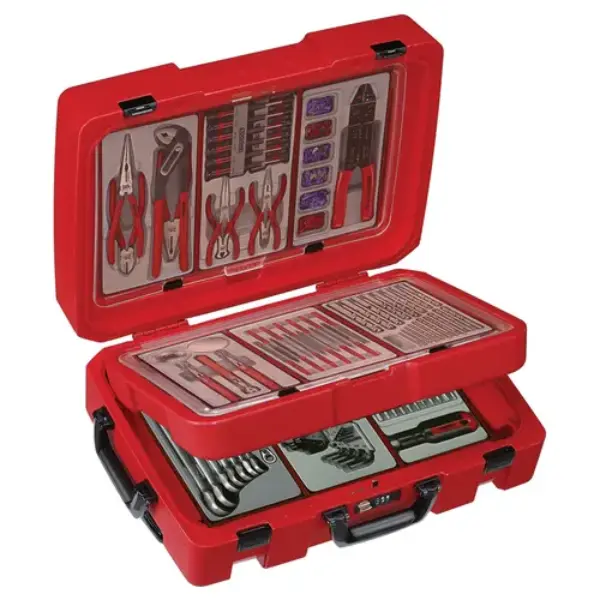 Teng Tools-Service Case Tool Set-Sc02: Supplied In The Unique Tengtools Service Case With The Tools Supplied In 9 Tengtools Tc1 Modules;Hard Wearing Flight Case Style Carrying Case With A Combination Lock And Secure Catches;Complete With Fixed Castor Wheels And Retractable Handle For Easy Carrying