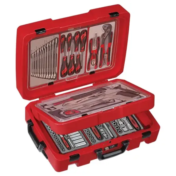 Teng Tools-Service Case Tool Set-Sc04: Supplied In The Unique Tengtools Service Case With The Tools Supplied In 6 Tengtools Tt1 Modules And A Tt3 Module;Hard Wearing Flight Case Style Carrying Case With A Combination Lock And Secure Catches;Complete With Fixed Castor Wheels And Retractable Handle For Easy Carrying