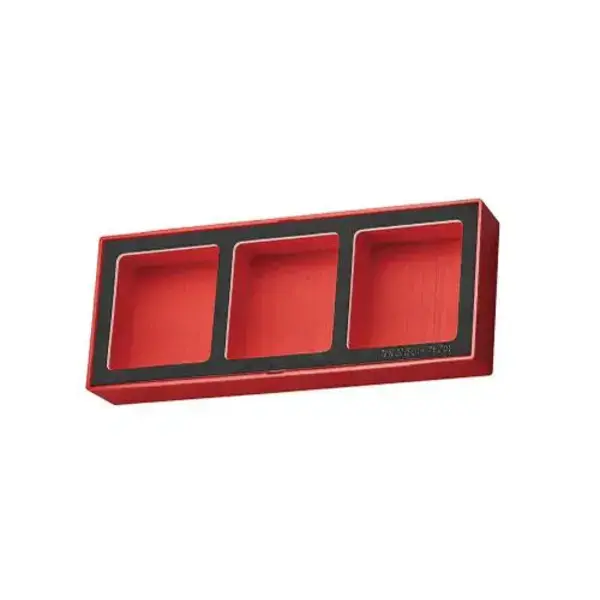 Teng Tools-Teng - Tool Box Storage Eva Tray 3 Sections-Tez01: Storage Module With 3 Compartments;Three Colour Pre-Cut High-Density Eva Foam;Ideal For Storing Small Items As Part Of A Tool Kit Or Work Station;Organised In A Foam Inlay Module Size X2 (Foamx2)