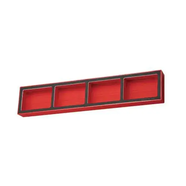 Teng Tools-Teng - Tool Box Storage Eva Tray 4 Sections-Tex02: Storage Module With 4 Compartments;Three Colour Pre-Cut High-Density Eva Foam;Ideal For Storing Small Items As Part Of A Tool Kit Or Work Station;Organised In A Foam Inlay Module Size X4 (Foamx4)