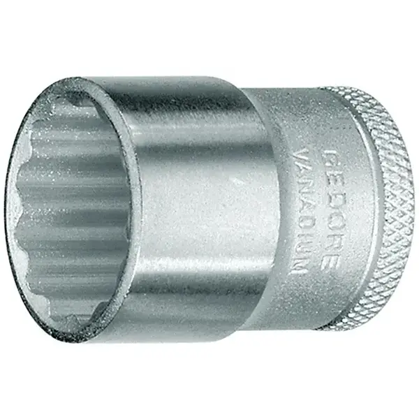 GEDORE-Manually Operated Sockets With Thin Walls And Knurled Base. Chrome Vanadium Steel 31Crv3. Chrome Plated And Polished. In Accordance With Sans 1113 And Din 3124.-D30 13 Gedore-Manually Operated Sockets With Thin Walls And Knurled Base. Chrome Vanadium Steel 31Crv3. Chrome Plated And Polished. In Accordance With Sans 1113 And Din 3124.-D30 13: Manually Operated Sockets With Thin Walls And Knurled Base. Chrome Vanadium Steel 31Crv3. Chrome Plated And Polished. In Accordance With Sans 1113 And Din 3124.