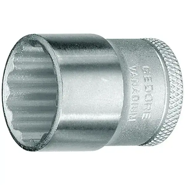 GEDORE-Manually Operated Sockets With Thin Walls And Knurled Base. Chrome Vanadium Steel 31Crv3. Chrome Plated And Polished. In Accordance With Sans 1113 And Din 3124.-D30 17 Gedore-Manually Operated Sockets With Thin Walls And Knurled Base. Chrome Vanadium Steel 31Crv3. Chrome Plated And Polished. In Accordance With Sans 1113 And Din 3124.-D30 17: Manually Operated Sockets With Thin Walls And Knurled Base. Chrome Vanadium Steel 31Crv3. Chrome Plated And Polished. In Accordance With Sans 1113 And Din 3124.