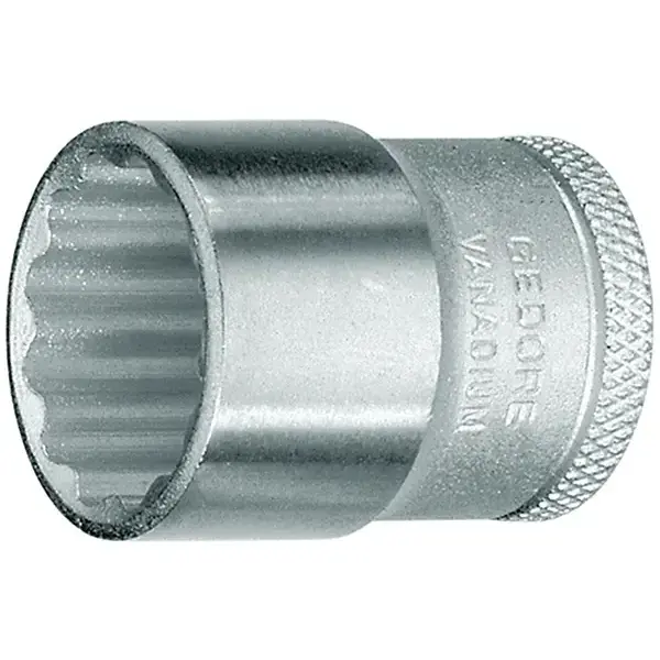 GEDORE-Manually Operated Sockets With Thin Walls And Knurled Base. Chrome Vanadium Steel 31Crv3. Chrome Plated And Polished. In Accordance With Sans 1113 And Din 3124.-D30 18 Gedore-Manually Operated Sockets With Thin Walls And Knurled Base. Chrome Vanadium Steel 31Crv3. Chrome Plated And Polished. In Accordance With Sans 1113 And Din 3124.-D30 18: Manually Operated Sockets With Thin Walls And Knurled Base. Chrome Vanadium Steel 31Crv3. Chrome Plated And Polished. In Accordance With Sans 1113 And Din 3124.