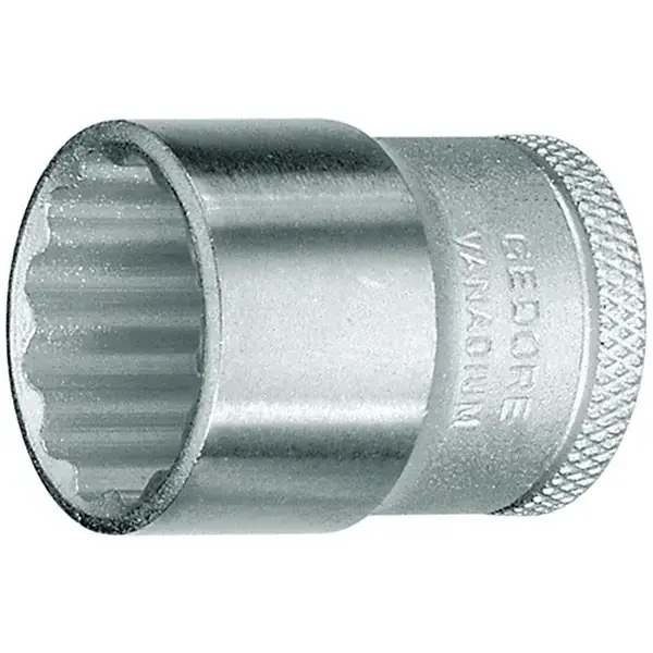 GEDORE-Manually Operated Sockets With Thin Walls And Knurled Base. Chrome Vanadium Steel 31Crv3. Chrome Plated And Polished. In Accordance With Sans 1113 And Din 3124.-D30 21 Gedore-Manually Operated Sockets With Thin Walls And Knurled Base. Chrome Vanadium Steel 31Crv3. Chrome Plated And Polished. In Accordance With Sans 1113 And Din 3124.-D30 21: Manually Operated Sockets With Thin Walls And Knurled Base. Chrome Vanadium Steel 31Crv3. Chrome Plated And Polished. In Accordance With Sans 1113 And Din 3124.