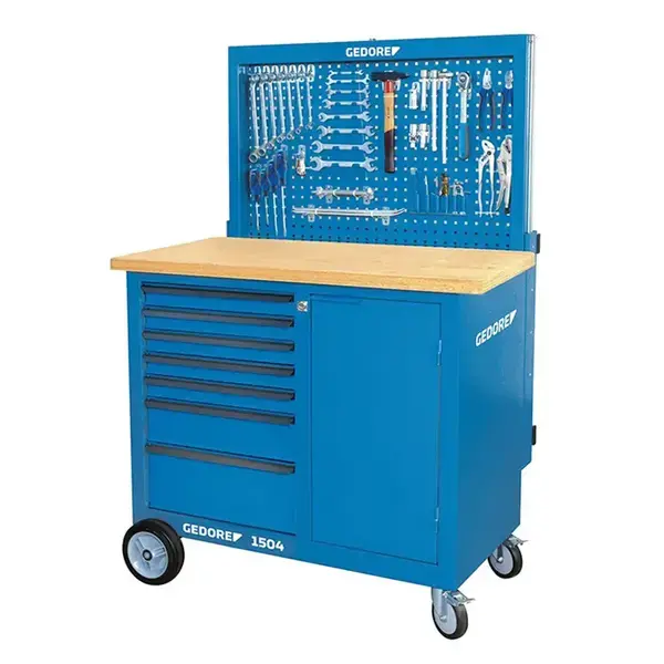 Gedore-Sheet Steel; Corrosion Resistant And Scratch-Proof Powder-Coated; Gedore Blue