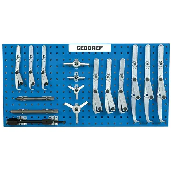 Gedore-For The Assembly Of 1 14 And 1 15 Pullers. Clearly Arranged Modular System On Pegboard.-2.40: For The Assembly Of 1 14 And 1 15 Pullers. Clearly Arranged Modular System On Pegboard.