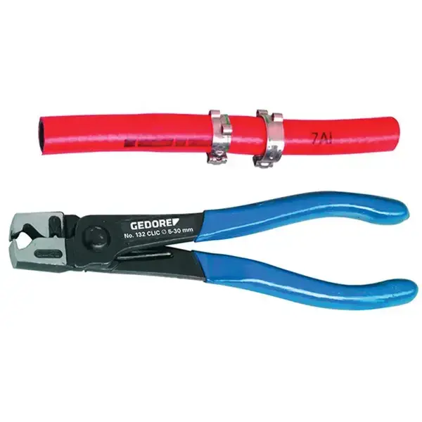 GEDORE-For Clic-R Hose Clamps. Polished; Bright Nickel Plated; Joint Gunmetal Fi Nished. Forged For Clip Sizes 5-30Mm.-132 CLIC Gedore-For Clic-R Hose Clamps. Polished; Bright Nickel Plated; Joint Gunmetal Fi Nished. Forged For Clip Sizes 5-30Mm.-132 Clic: For Clic-R Hose Clamps. Polished; Bright Nickel Plated; Joint Gunmetal Fi Nished. Forged For Clip Sizes 5-30Mm.