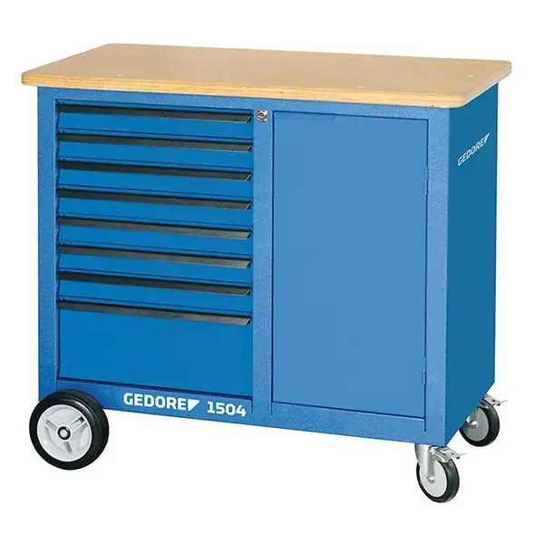 Gedore-Drawers With One-Hand Operation And Safety Lock