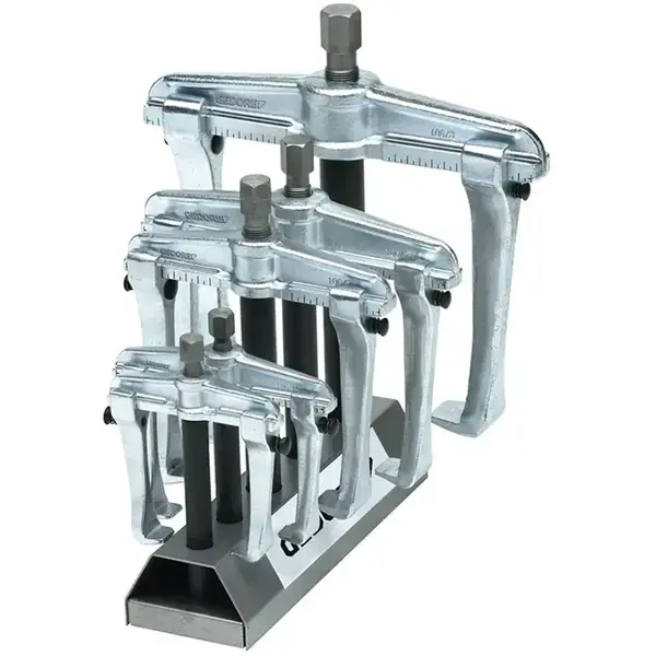 Gedore-Consisting Of 5 Pullers In Different Sizes With Standard Or Quick-Release Pulling Hook Or All-Steel Hook With Hook Brake