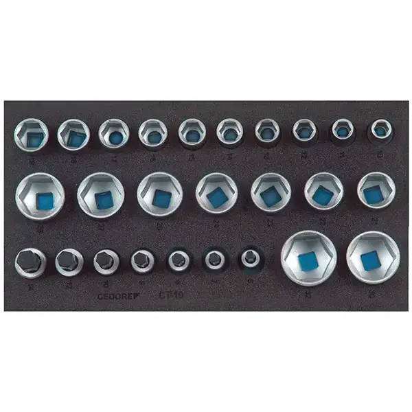 Gedore-With Forged; Tempered Hexagon Ud Profile Sockets; Hand-Operated