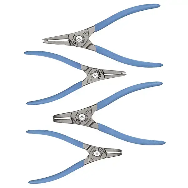 Gedore-Most Popular Sizes; Packed In Environmentally Friendly Cardboard Box. For Internal And External Circlip Rings. With Straight And 90° Angled Tips.-S 8000Ae: Most Popular Sizes; Packed In Environmentally Friendly Cardboard Box. For Internal And External Circlip Rings. With Straight And 90° Angled Tips.