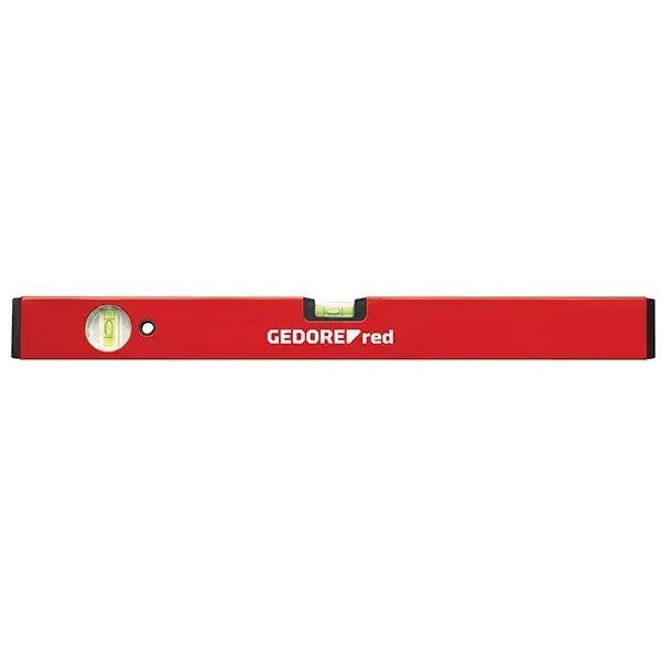 GEDORE RED-Smooth Square Alloy Profile. One Vertical And One Horizontal Vial; Acrylic Glass. Measurement Accuracy: +/- 0.5 Mm/M -R94100087 Gedore Red-Smooth Square Alloy Profile. One Vertical And One Horizontal Vial; Acrylic Glass. Measurement Accuracy: +/- 0.5 Mm/M -R94100087: Smooth Square Alloy Profile. One Vertical And One Horizontal Vial; Acrylic Glass. Measurement Accuracy: +/- 0.5 Mm/M
