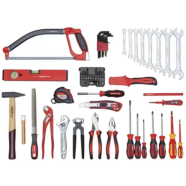 Gedore Red-Multifunction Saw: Rotating Saw Blade And Frame; Hand Protector; 2-Component-Handle; Delivered With Hss  Bi-Metal Saw Blade (24 Tpi)