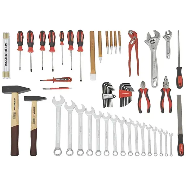 Gedore Red-All Tools Are Stored In A Tool Case