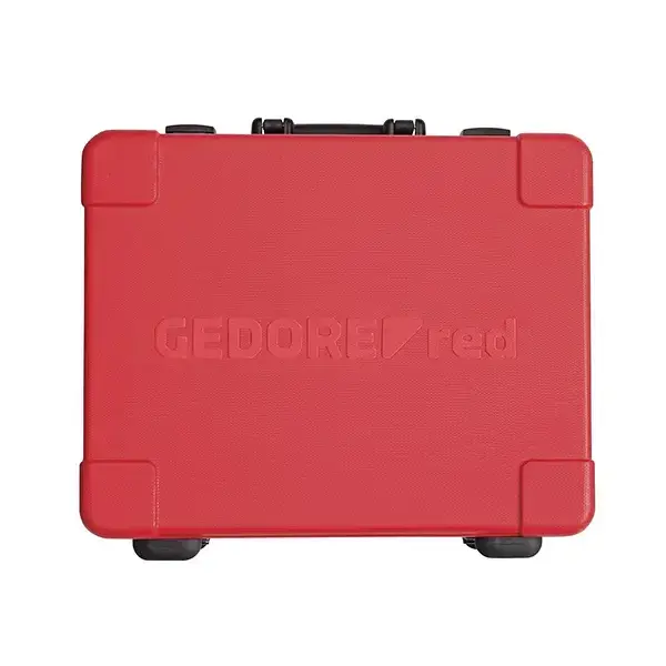 Gedore Red-Sturdy Aluminium Frame With Edge Protector; Trays Of Impact-Resistant Plastic