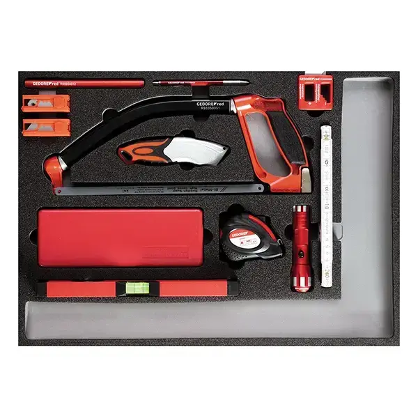 Gedore Red-Multifunction Saw: Rotating Saw Blade And Frame; Hand Protector; 2-Component-Handle; Delivered With Hss  Bi-Metal Saw Blade (24 Tpi)