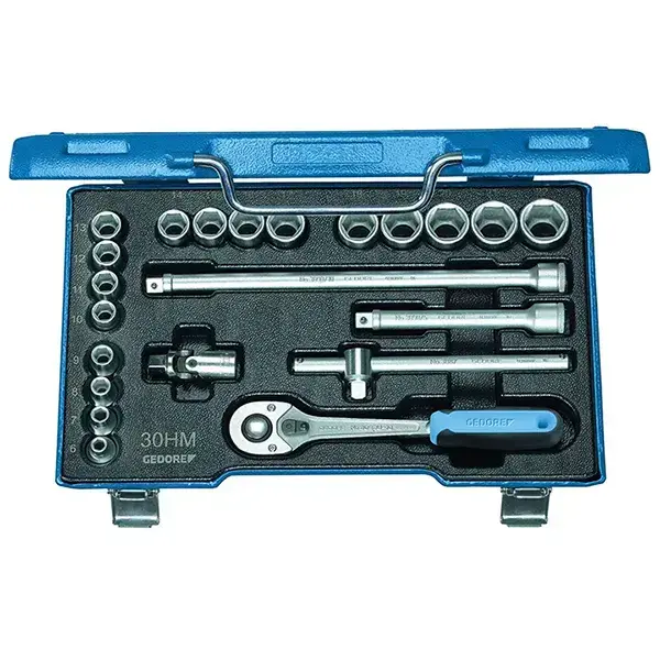 GEDORE-With Forged; Tempered Hexagon (No. 30) Or Bi-Hexagon (No. D 30) Ud Profile Sockets; Hand-Operated Gedore-With Forged; Tempered Hexagon (No. 30) Or Bi-Hexagon (No. D 30) Ud Profile Sockets; Hand-Operated