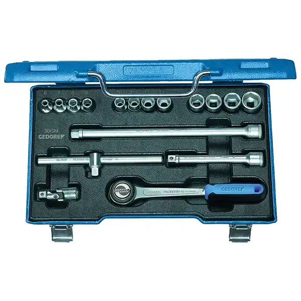 GEDORE-With Forged; Tempered Hexagon (No. 30) Or Bi-Hexagon (No. D 30) Ud Profile Sockets; Hand-Operated Gedore-With Forged; Tempered Hexagon (No. 30) Or Bi-Hexagon (No. D 30) Ud Profile Sockets; Hand-Operated