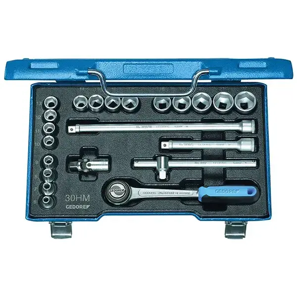 Gedore-With Forged; Tempered Hexagon (No. 30) Or Bi-Hexagon (No. D 30) Ud Profile Sockets; Hand-Operated