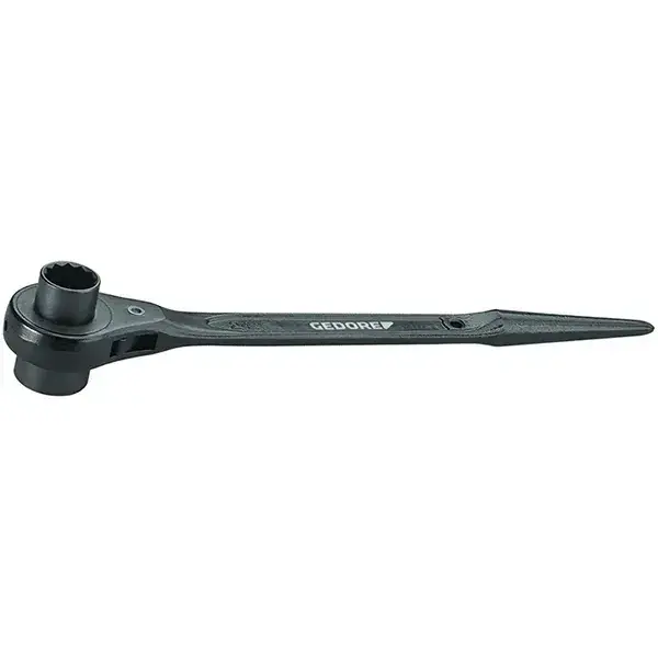 Gedore-Reversible Ratchet With 2 Width Across Flats; Double Hexagon; And Centre Point