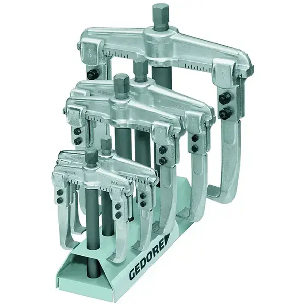 GEDORE-Consisting Of 5 Pullers In Different Sizes With Standard Or Quick-Release Pulling Hook Or All-Steel Hook With Hook Brake Gedore-Consisting Of 5 Pullers In Different Sizes With Standard Or Quick-Release Pulling Hook Or All-Steel Hook With Hook Brake