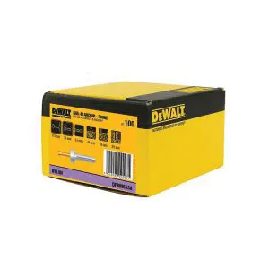 DEWALT-(DFMN6538): Dewalt Nylon Nail-In Anchor Round Head 6.5X38Mm (Pack Of 100)