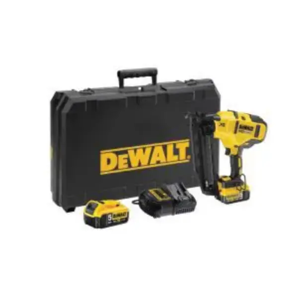 DEWALT-(DCN660P2-XE) DEWALT-(DCN660P2-XE): Dewalt 18V Xr Li-Ion Brushless 16Ga Finishing Nailer Kit - 5.0Ah
