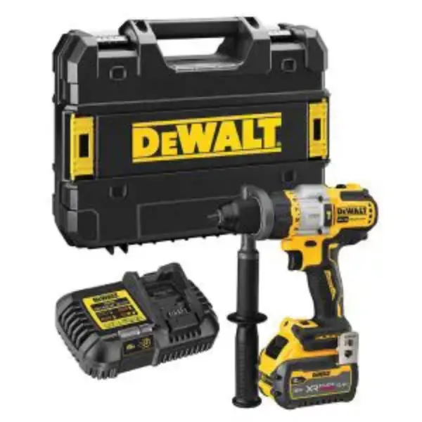 DEWALT-(DCD999T1-XE) DEWALT-(DCD999T1-XE): Dewalt 18V Xr Xrp Hammer Drill Driver With Flexvolt Advantage Kit - 6Ah